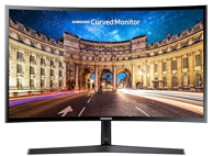 SAMSUNG Monitor LC24F396FHRXEN, 24", zakrivljeni, VA, FHD, crni